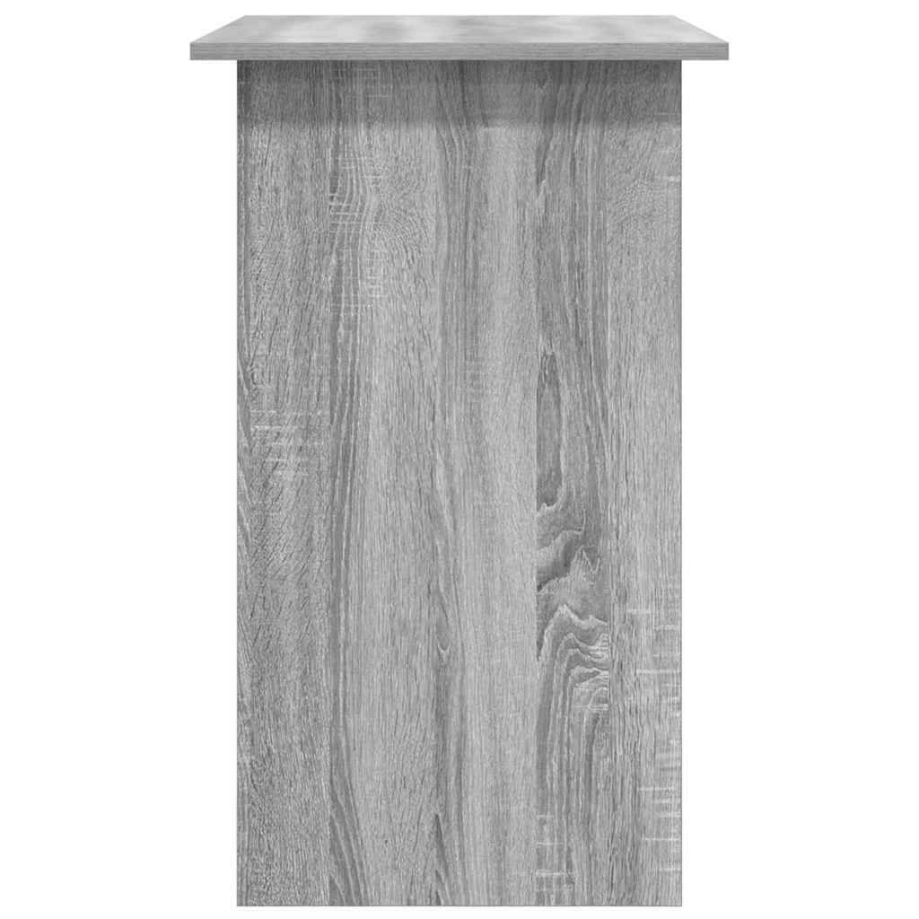 Bureau Sonoma gris 80x45x74 cm Bois d'ingénierie