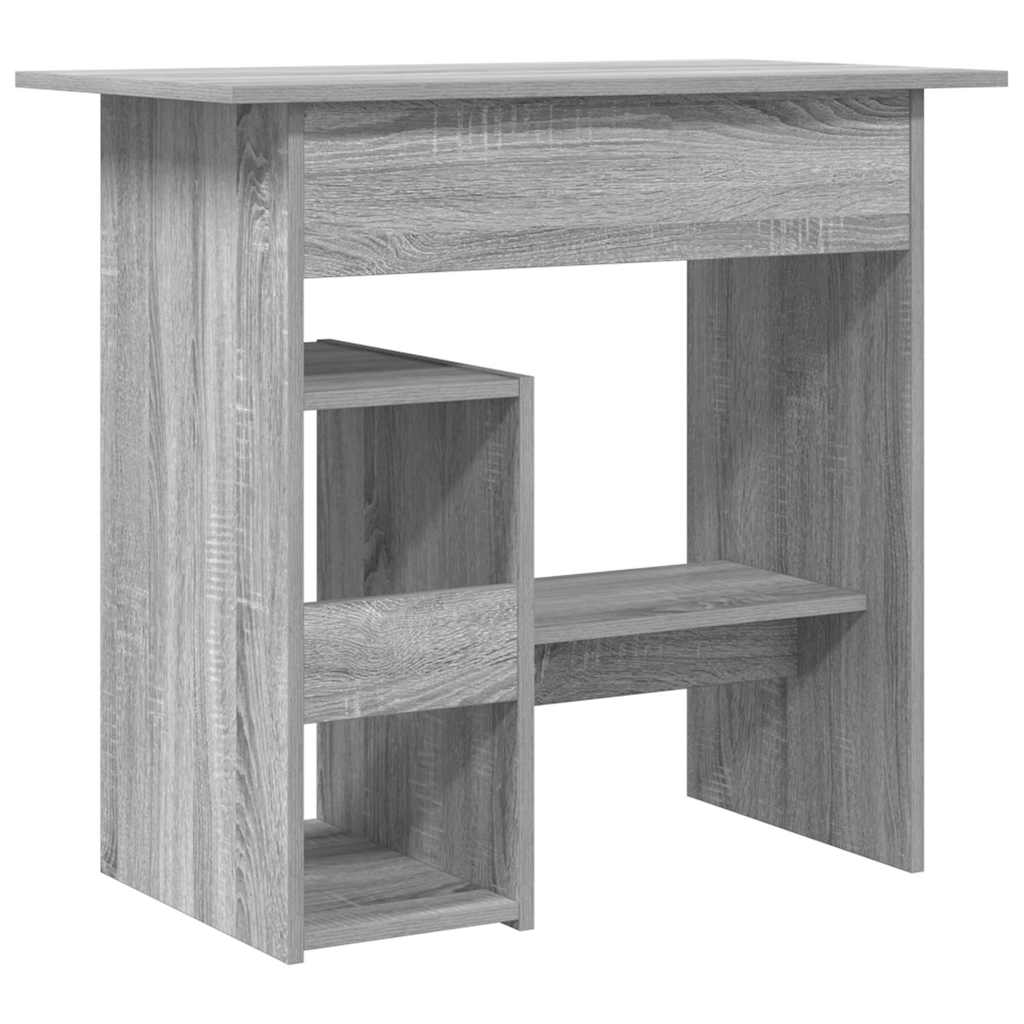 Bureau Sonoma gris 80x45x74 cm Bois d'ingénierie