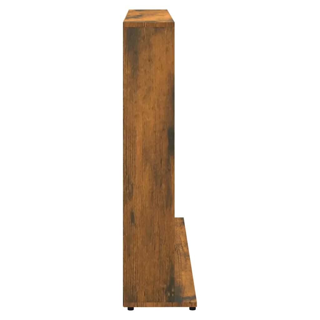 Armoire à CD Chêne fumé 100x23x89,5 cm Bois d'ingénierie - XIOS