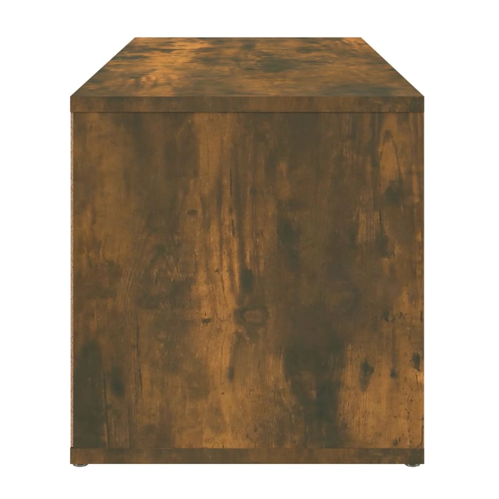 Meuble TV Chêne fumé 80x34x36 cm Bois d'ingénierie - XIOS
