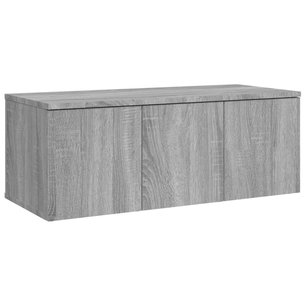 Meuble TV Sonoma gris 80x34x30 cm Bois d'ingénierie - XIOS