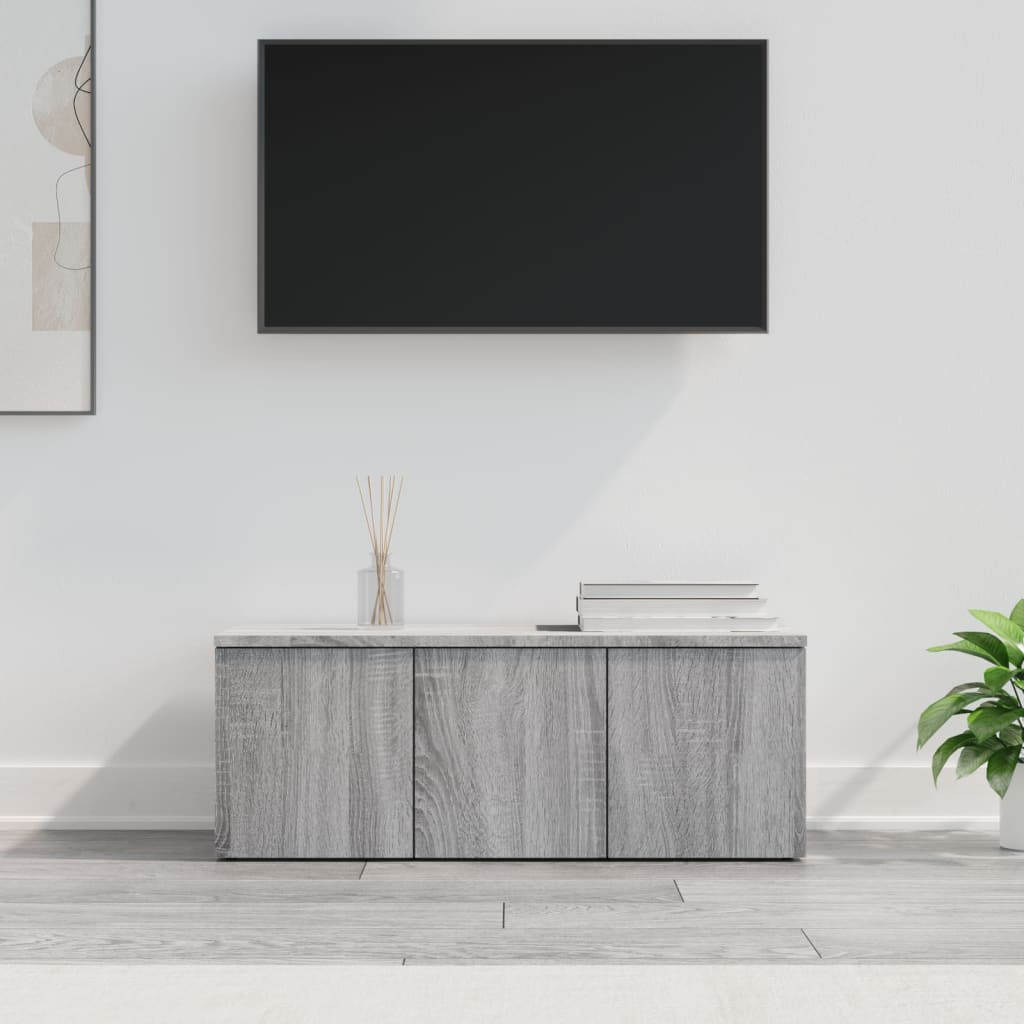 Meuble TV Sonoma gris 80x34x30 cm Bois d'ingénierie - XIOS