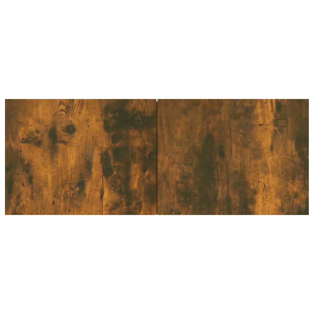 Meuble TV chêne fumé 80x30x30 cm bois d'ingénierie - XIOS