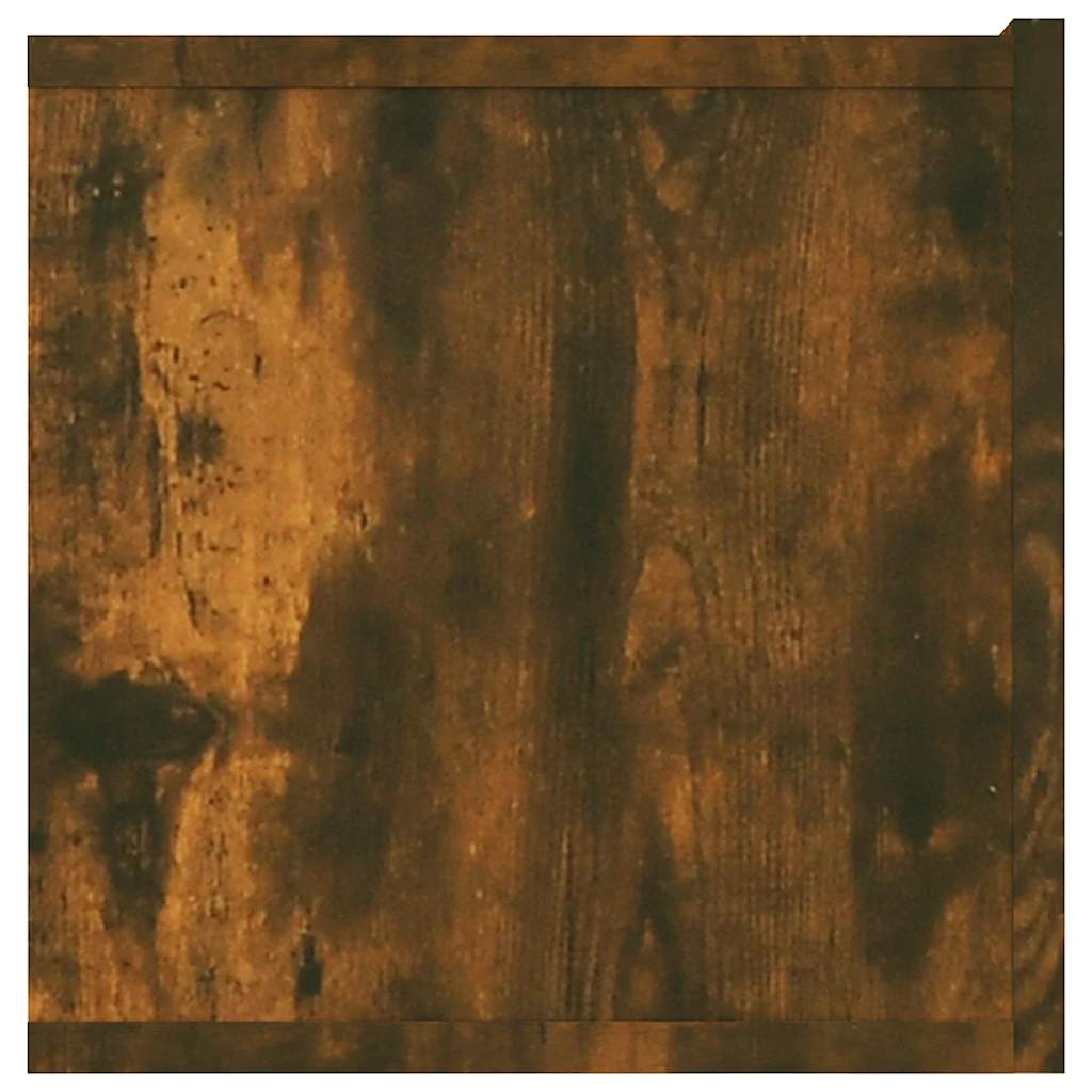 Meuble TV chêne fumé 80x30x30 cm bois d'ingénierie - XIOS