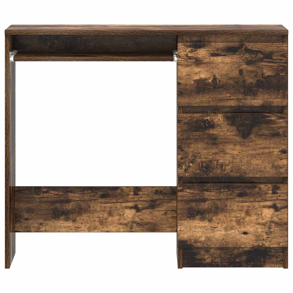 Bureau Chêne fumé 90x45x76 cm Bois d'ingénierie - XIOS