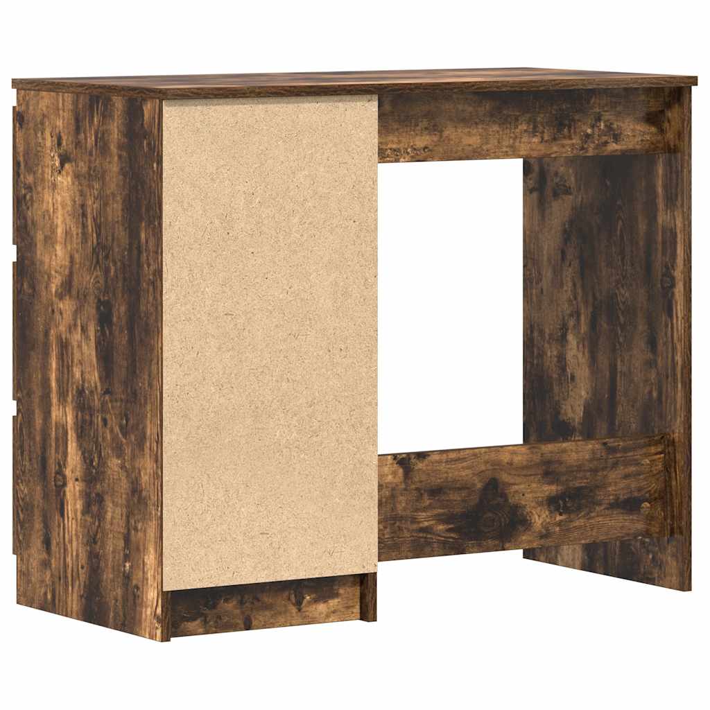 Bureau Chêne fumé 90x45x76 cm Bois d'ingénierie - XIOS