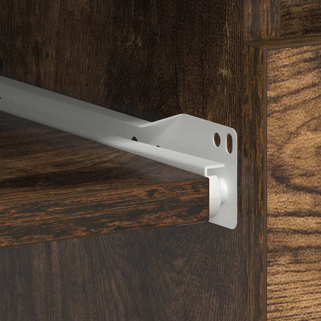 Bureau Chêne fumé 90x45x76 cm Bois d'ingénierie - XIOS