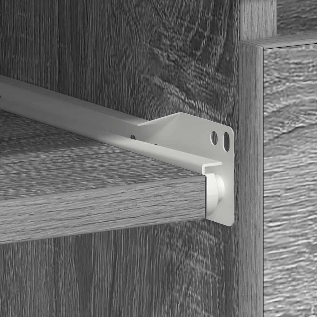 Bureau Sonoma gris 90x45x76 cm Bois d'ingénierie - XIOS