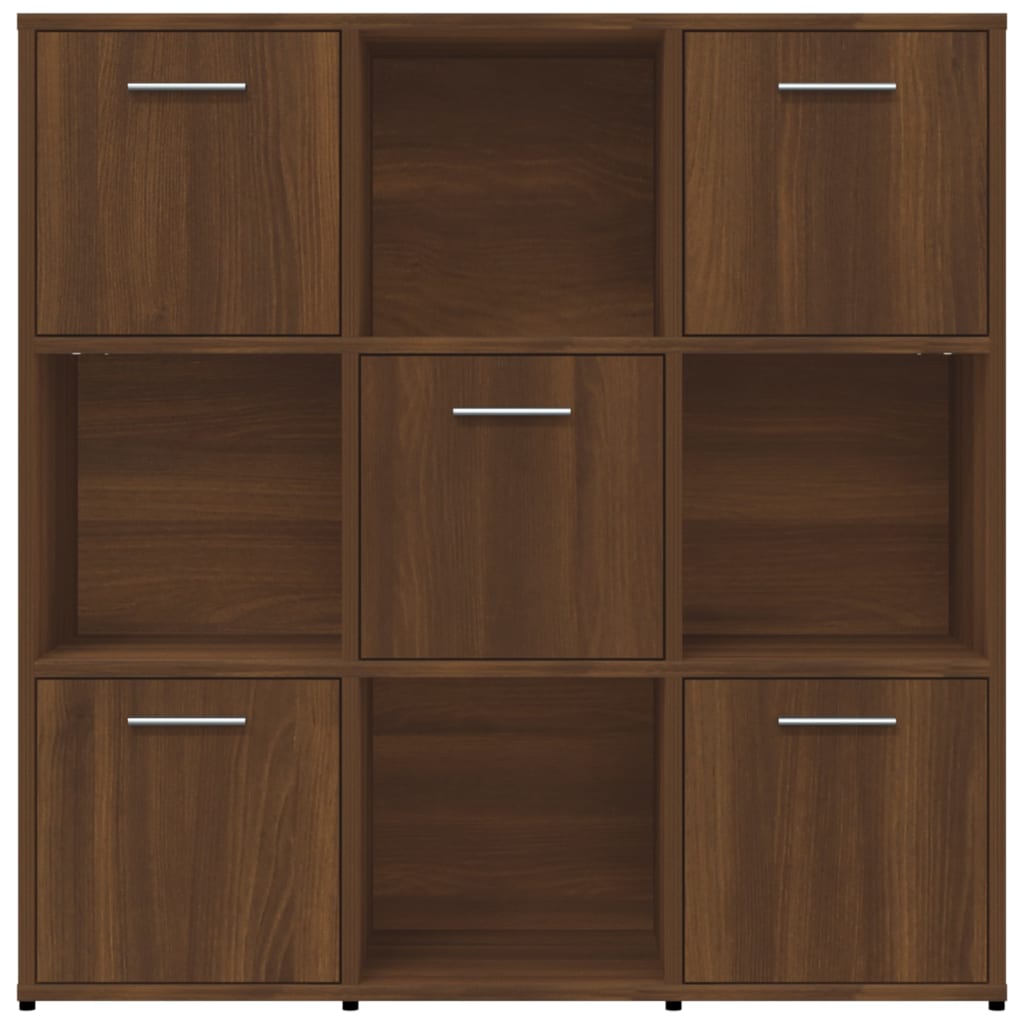 Bibliothèque Chêne marron 90x30x90 cm Bois d'ingénierie - XIOS