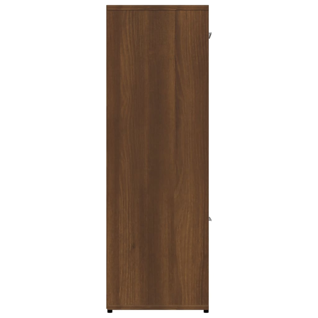 Bibliothèque Chêne marron 90x30x90 cm Bois d'ingénierie - XIOS