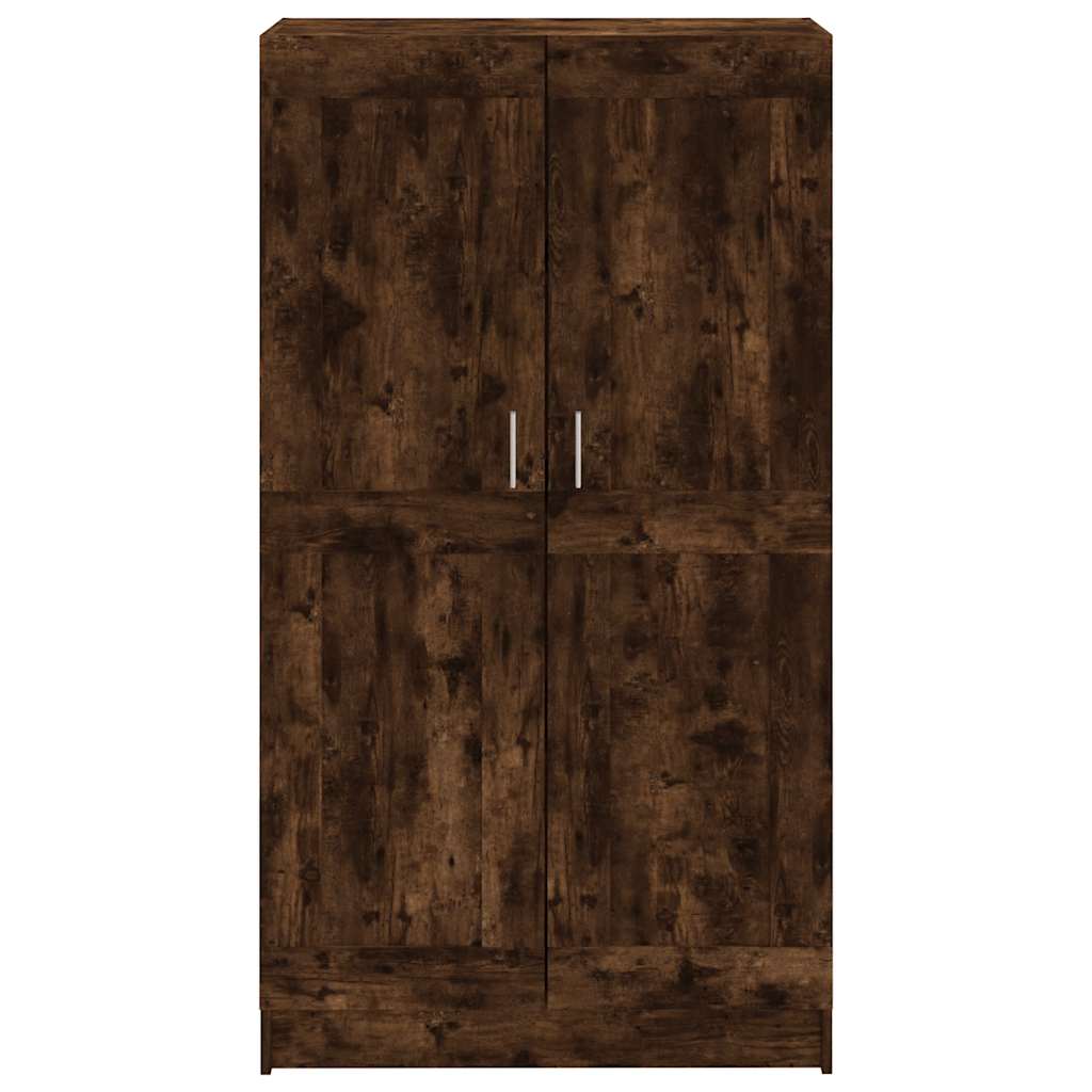 Bibliothèque Chêne fumé 82,5x30,5x150 cm Bois d'ingénierie - XIOS
