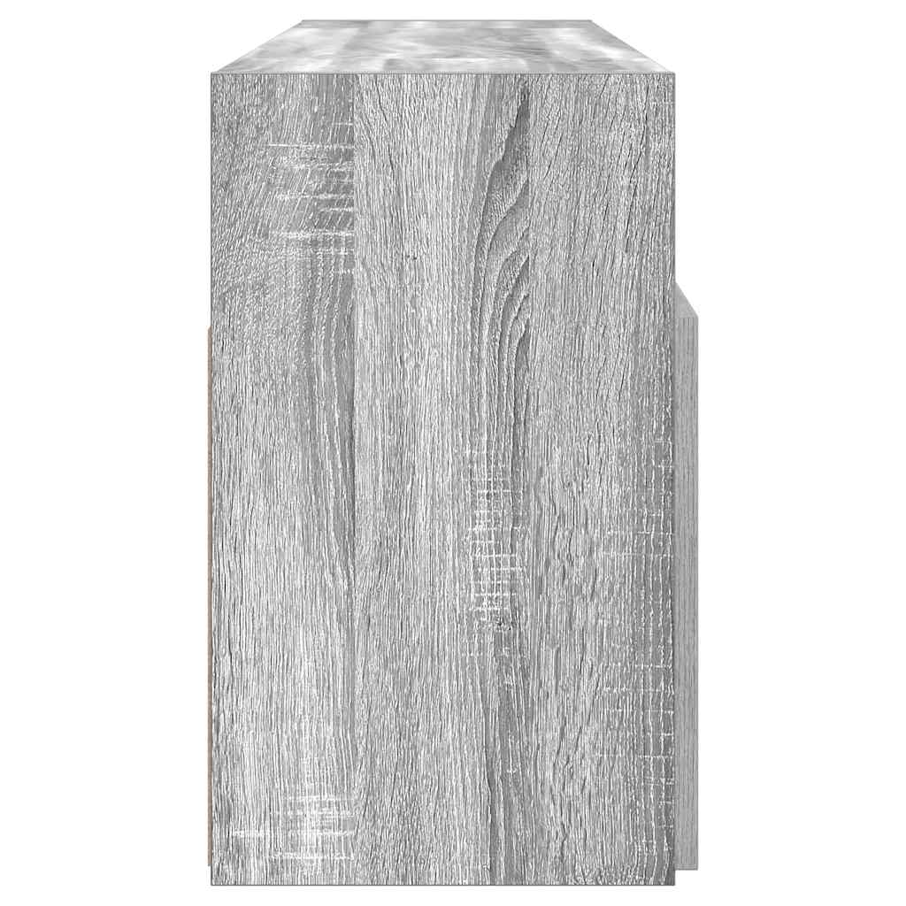 Meuble TV avec lumières LED Sonoma gris 120x30x50 cm - XIOS