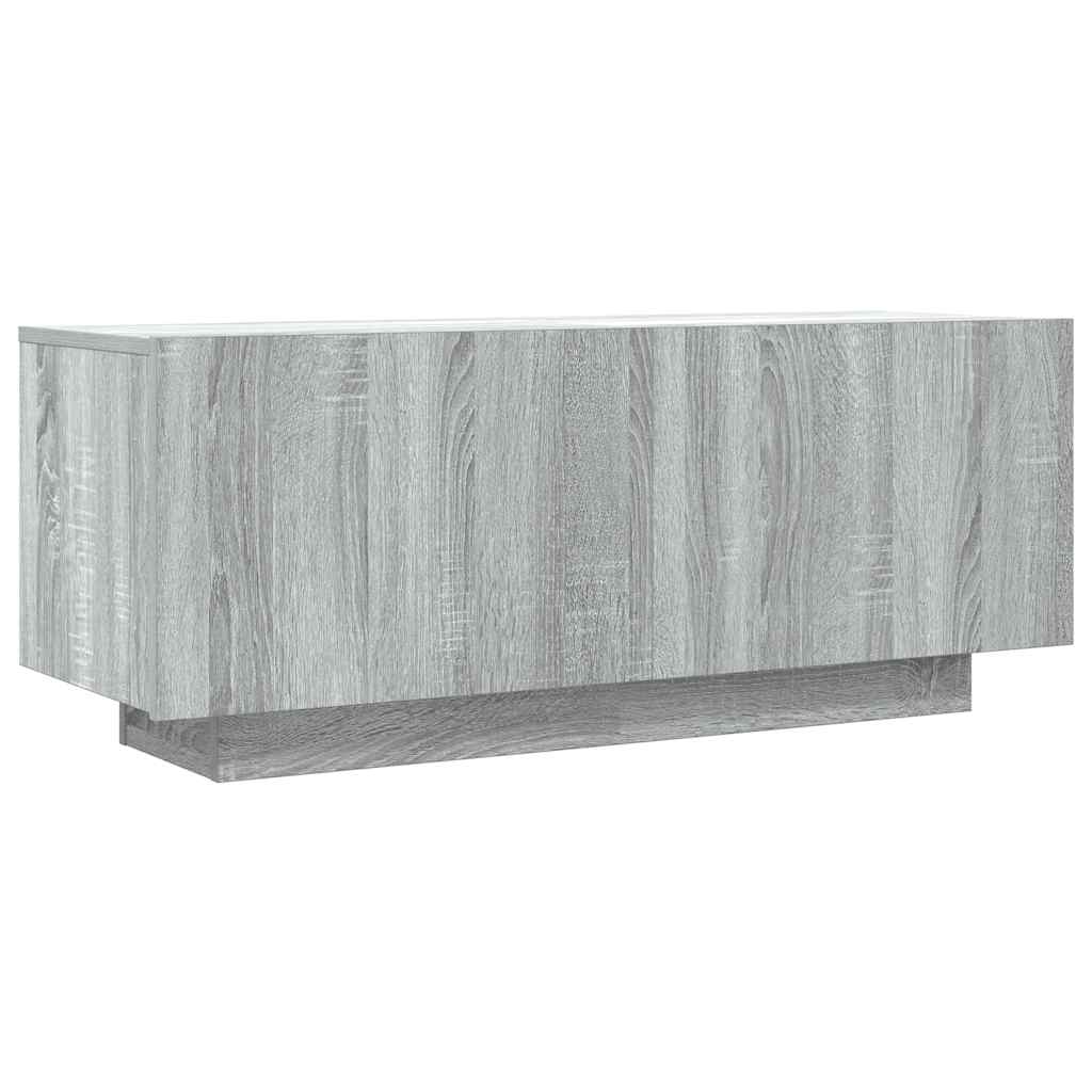 Meuble TV Sonoma gris 100x35x40 cm Bois d'ingénierie - XIOS