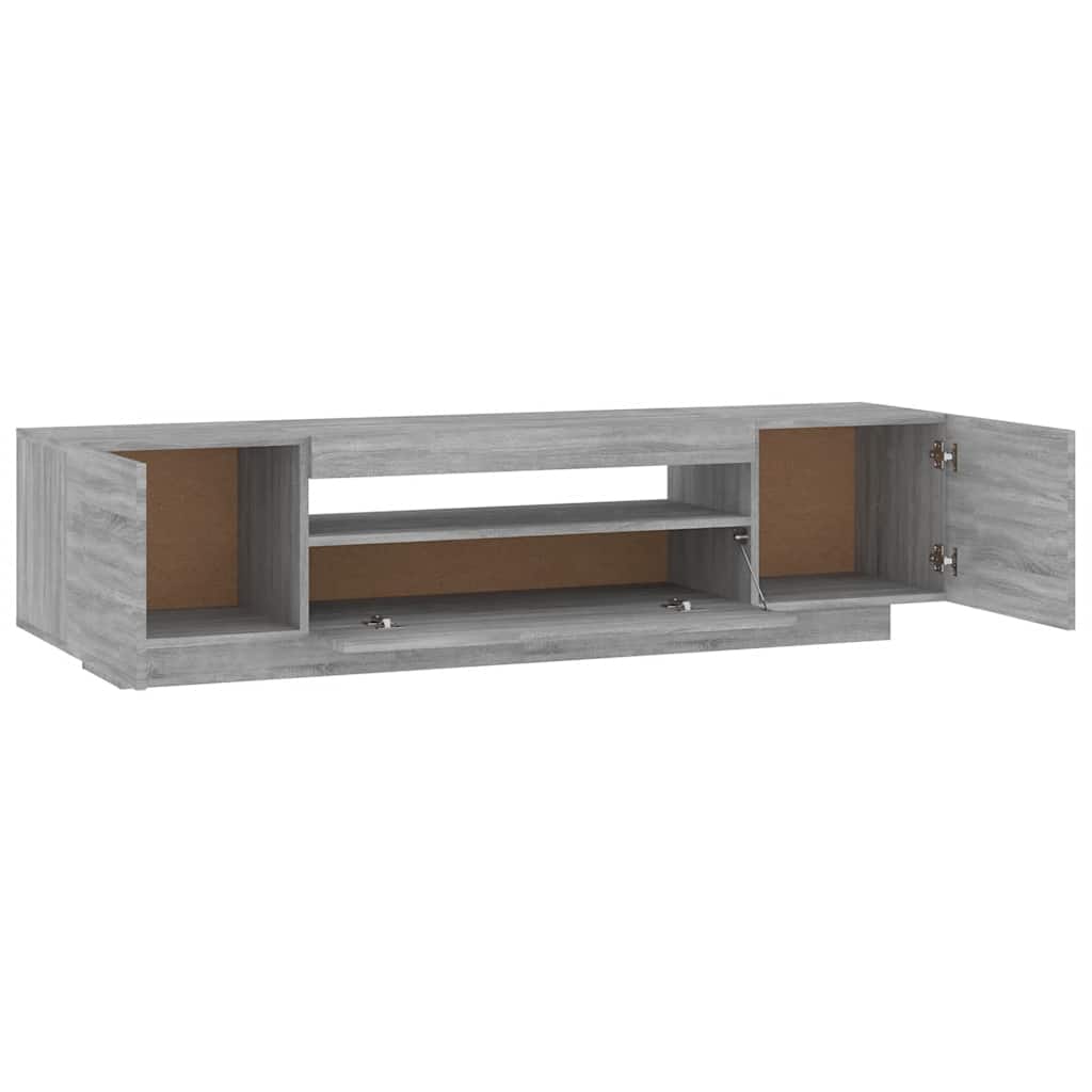 Meuble TV avec lumières LED Sonoma gris 160x35x40 cm - XIOS