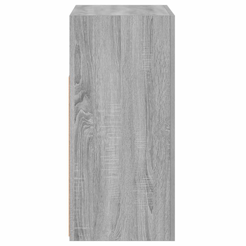 Buffet avec lumières LED sonoma gris 80x35x75 cm - XIOS