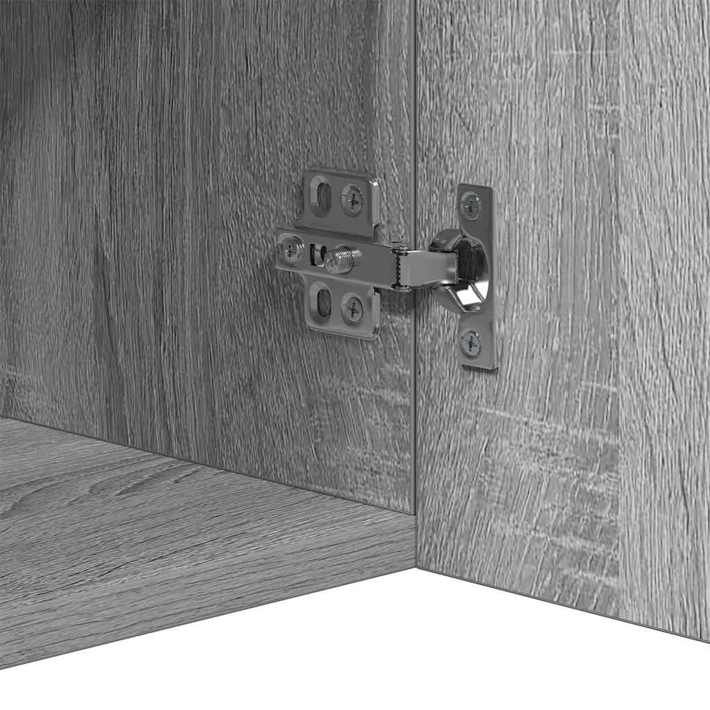 Buffet avec lumières LED sonoma gris 80x35x75 cm - XIOS