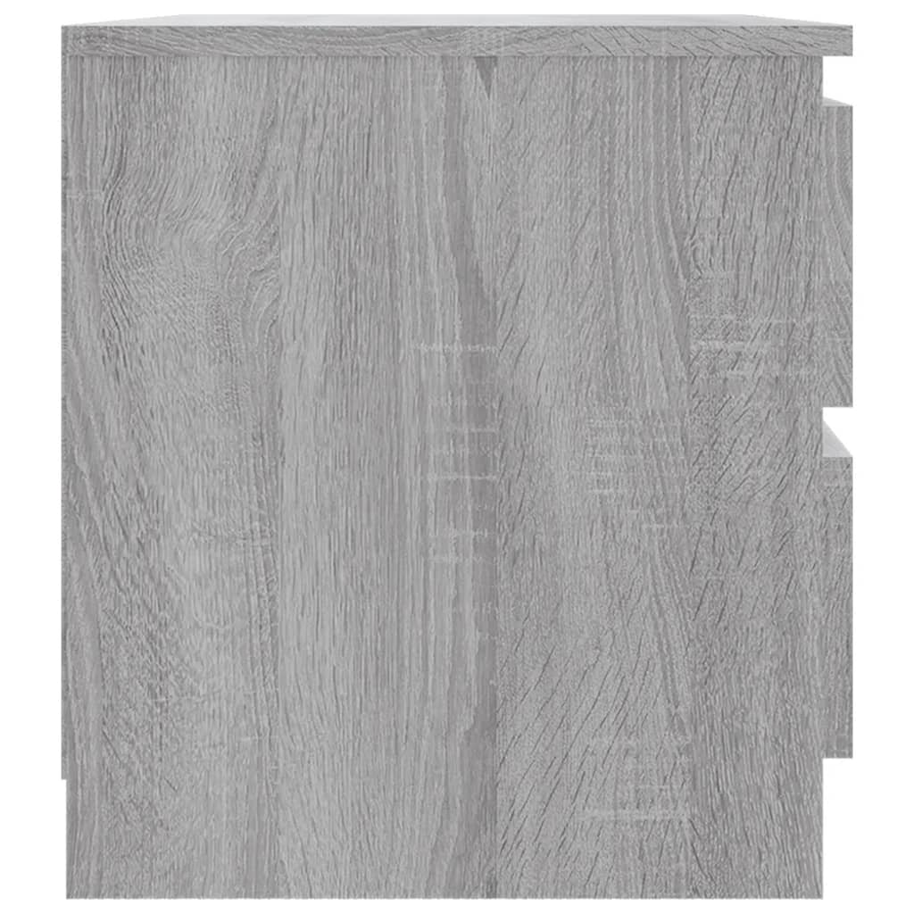 Table de chevet Sonoma gris 50x39x43,5 cm Bois d'ingénierie - XIOS