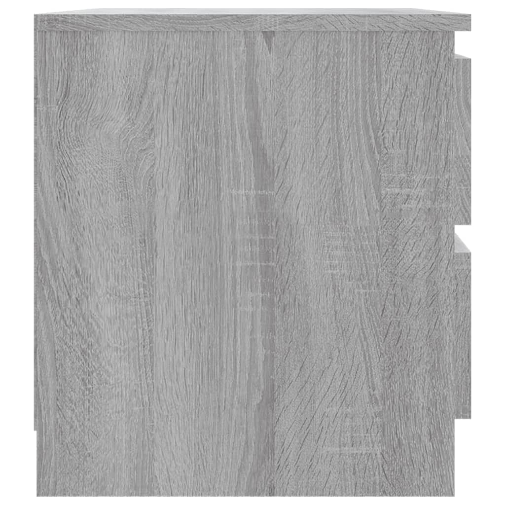 Tables de chevet 2 pcs Sonoma gris 50x39x43,5cm Bois ingénierie - XIOS