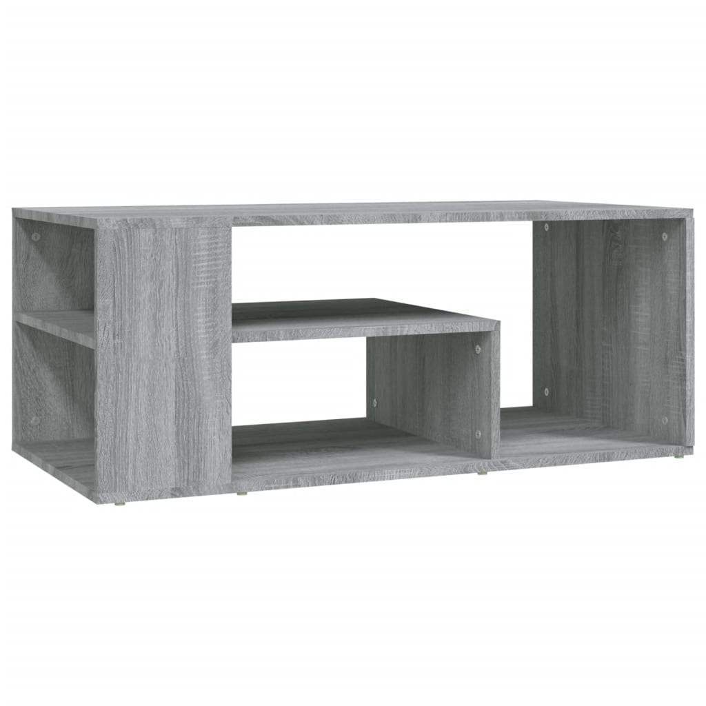 Table basse Sonoma gris 100x50x40 cm Bois d'ingénierie - XIOS