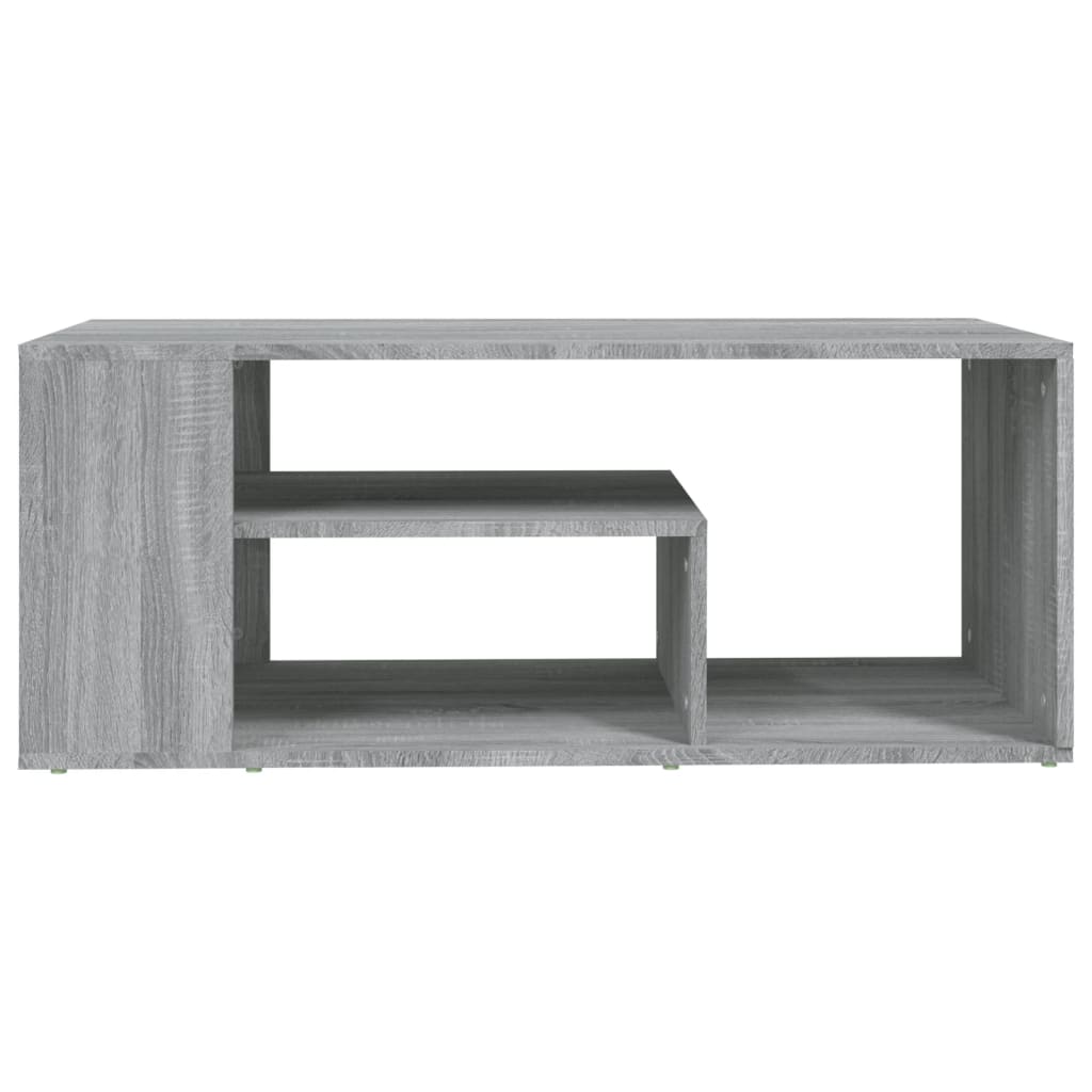 Table basse Sonoma gris 100x50x40 cm Bois d'ingénierie - XIOS