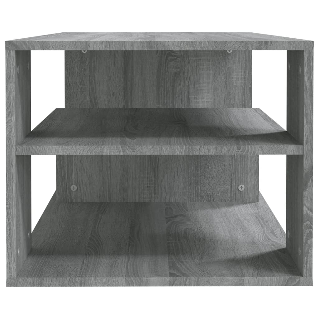 Table basse Sonoma gris 100x50x40 cm Bois d'ingénierie - XIOS