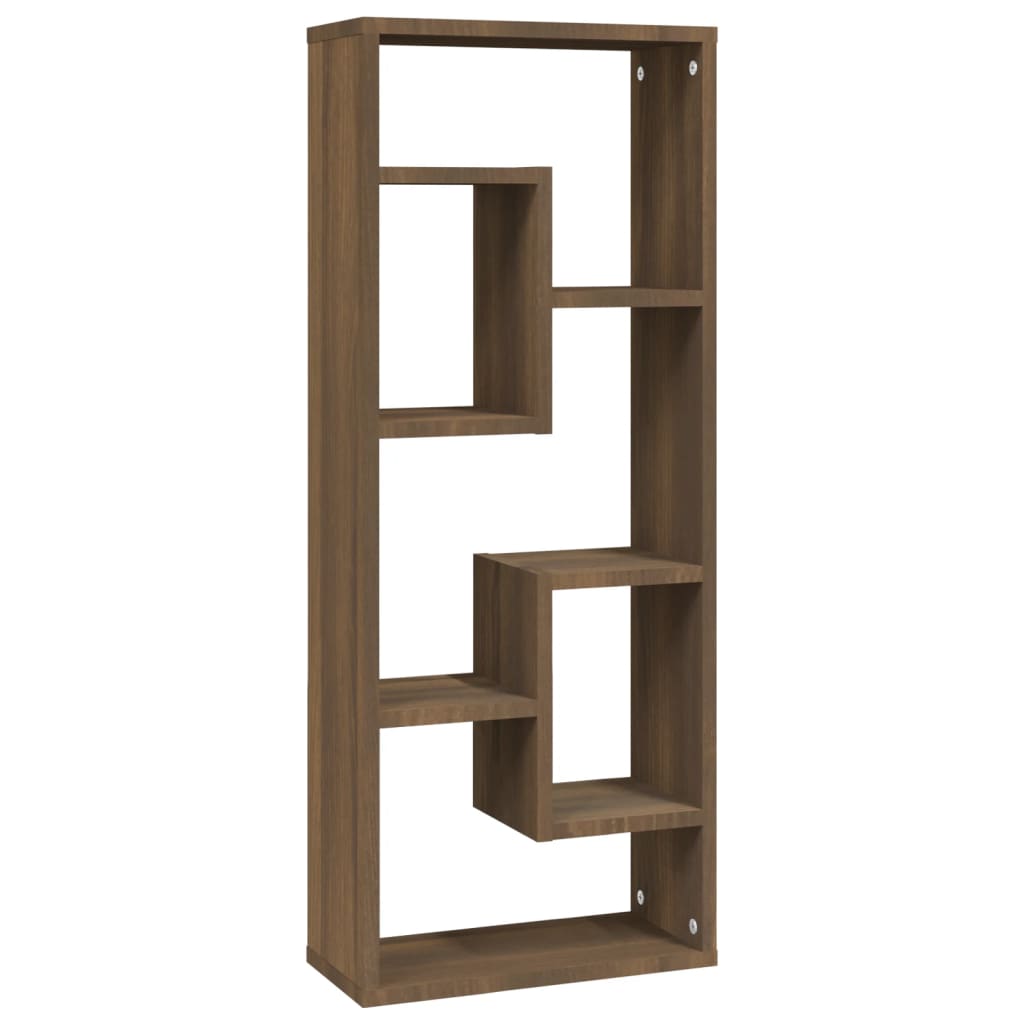 Étagère murale Chêne marron 36x16x90 cm Bois d'ingénierie - XIOS