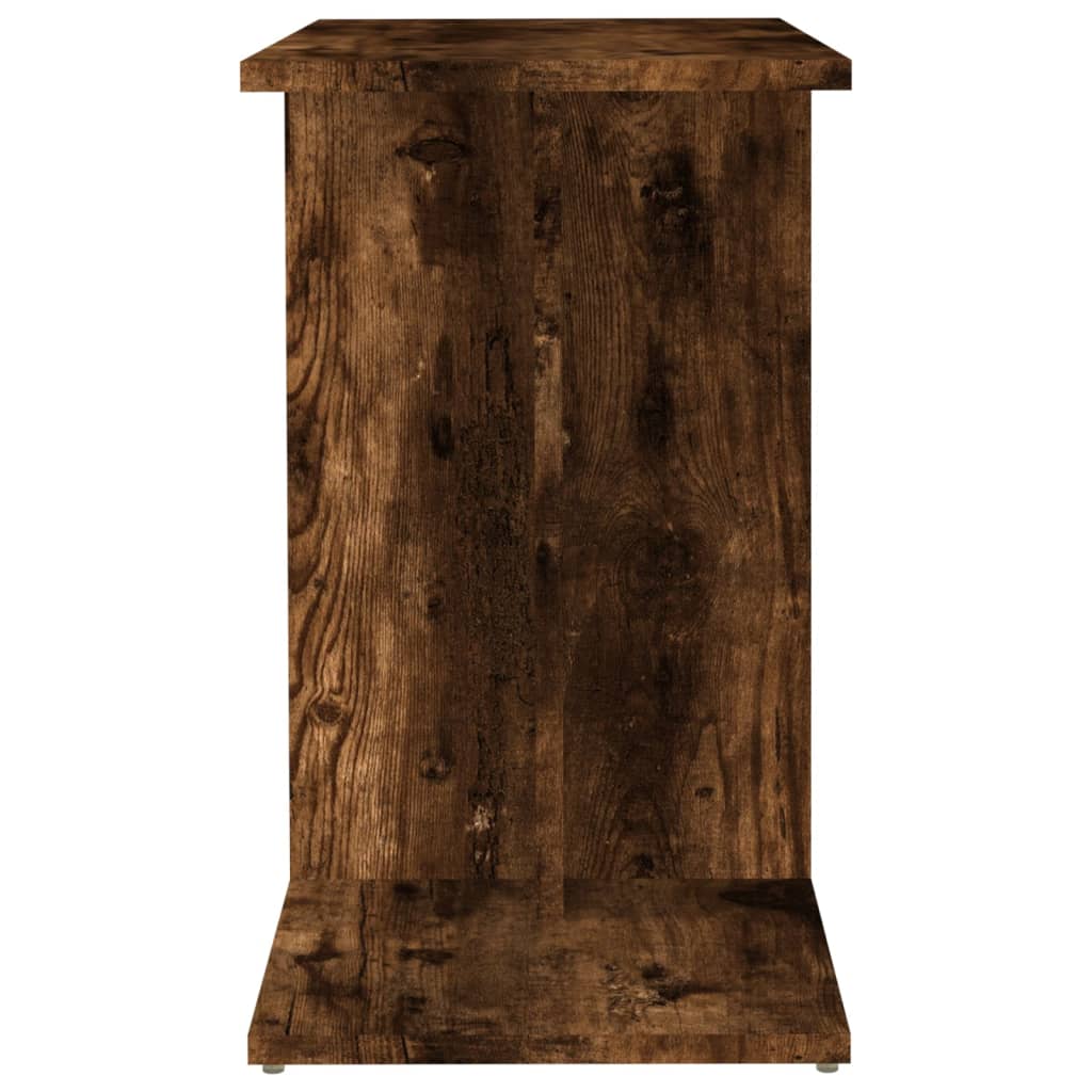 Table d'appoint Chêne fumé 50x30x50 cm Bois d'ingénierie - XIOS