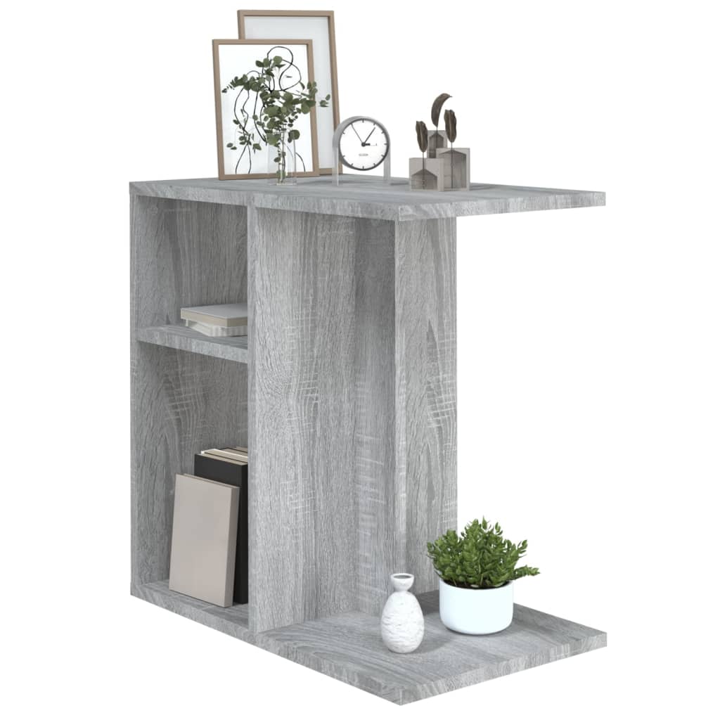 Table d'appoint Sonoma gris 50x30x50 cm Bois d'ingénierie - XIOS