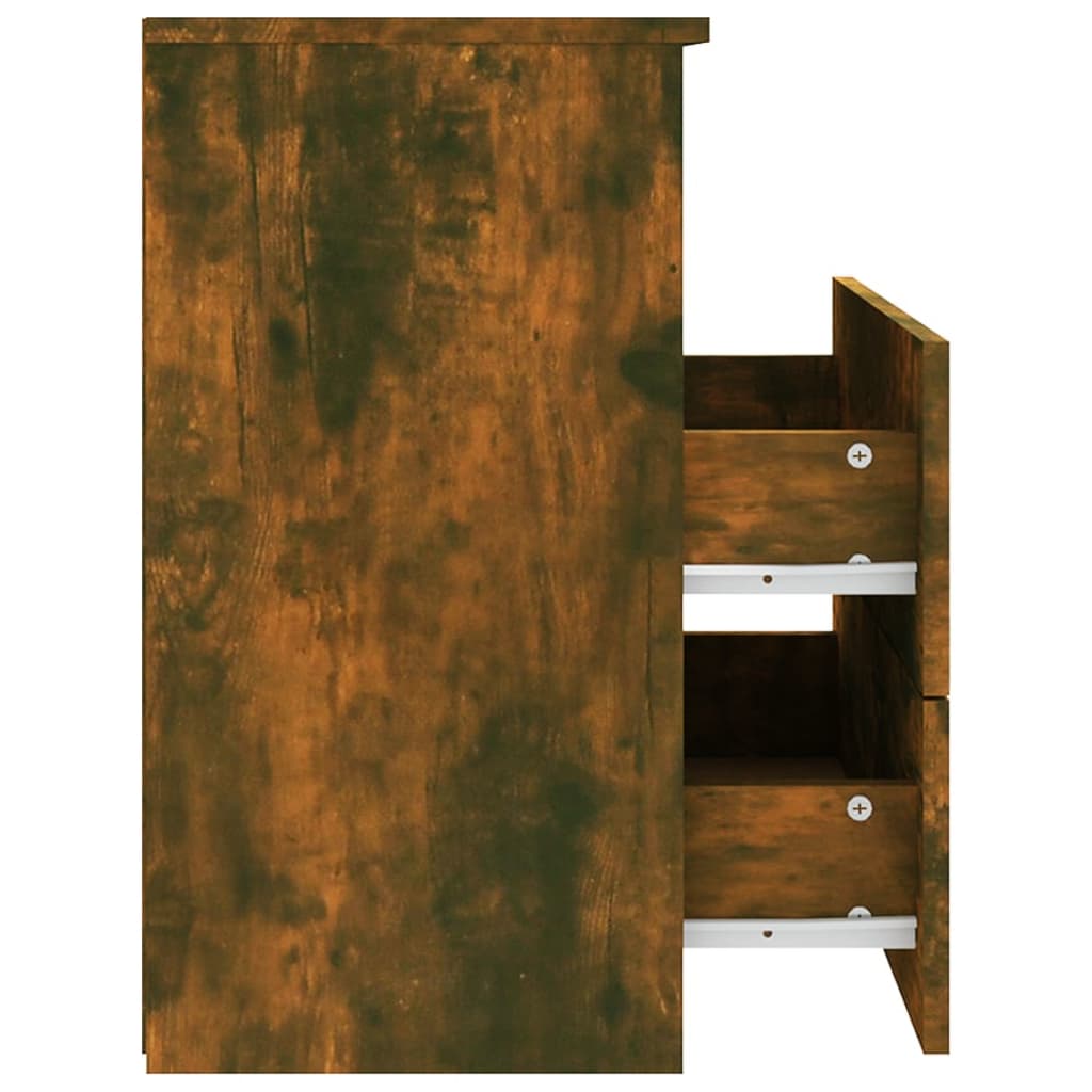 Tables de chevet 2 pcs Chêne fumé 50x32x60 cm - XIOS