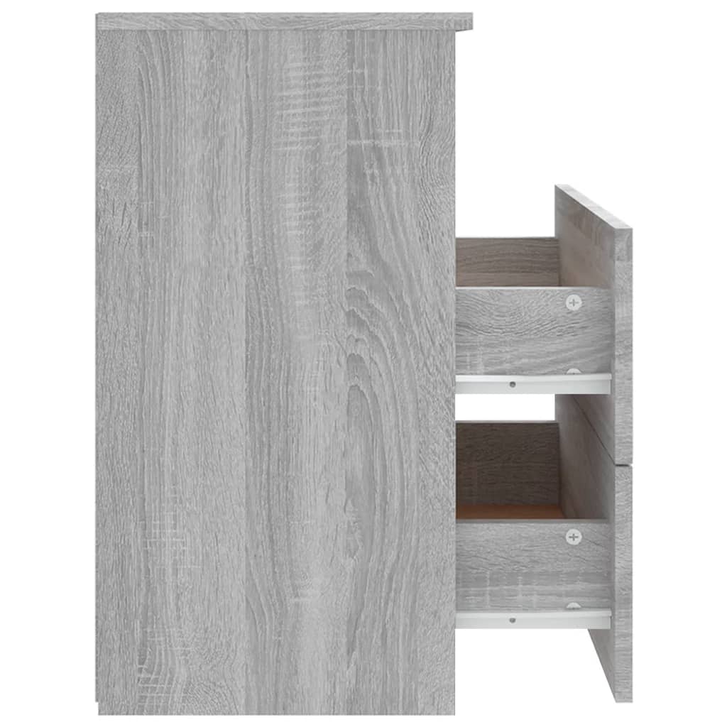 Table de chevet Sonoma gris 50x32x60 cm - XIOS