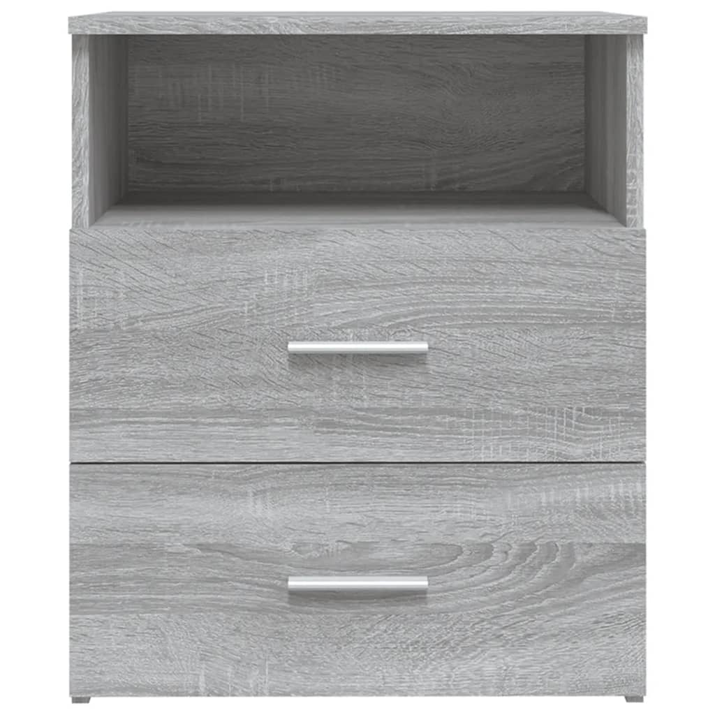 Tables de chevet 2 pcs Sonoma gris 50x32x60 cm - XIOS