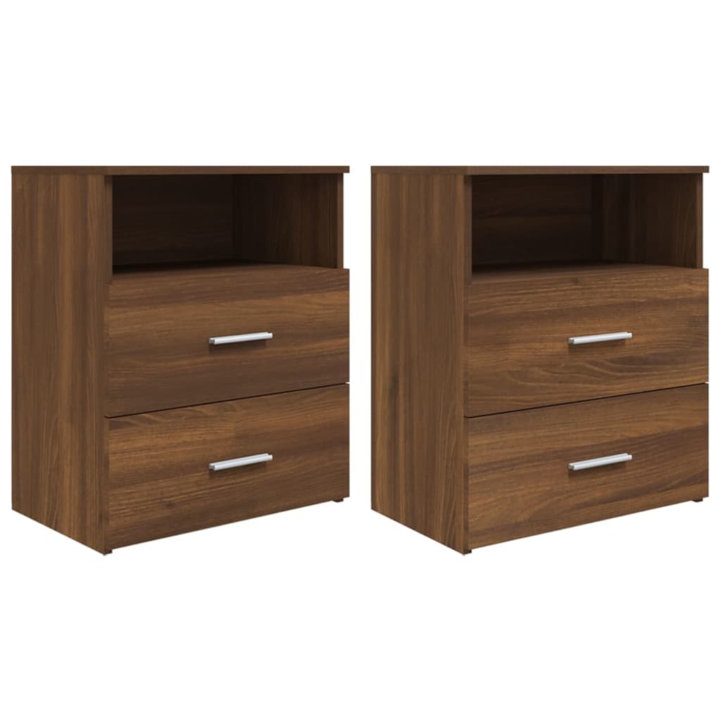 Tables de chevet 2 pcs Chêne marron 50x32x60 cm - XIOS