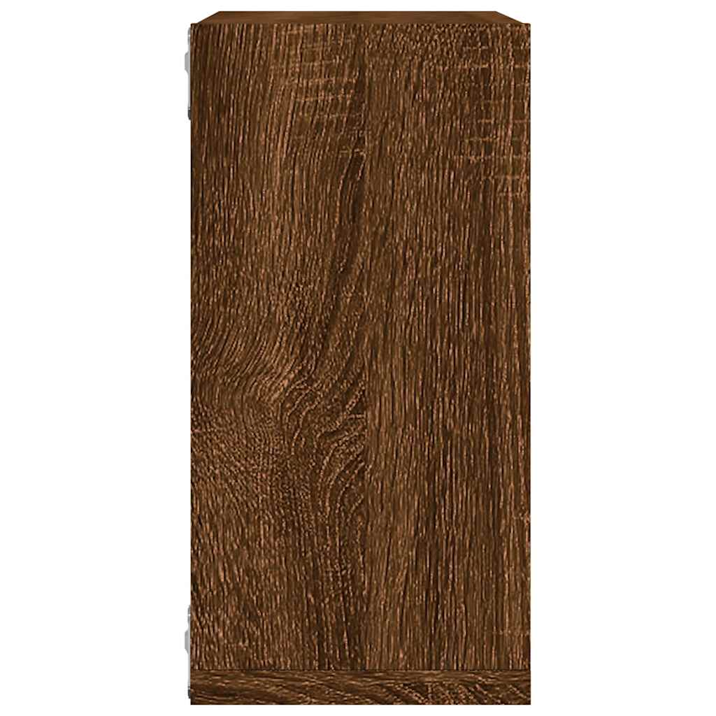 Étagères murales sous forme cube 2 pcs chêne marron 30x15x30cm - XIOS