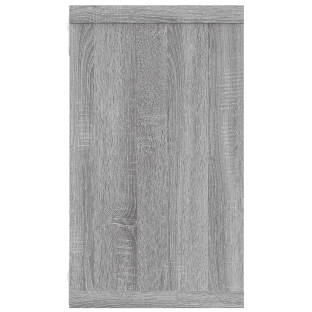 Étagères murales cubiques 4 pcs Sonoma gris 80x15x26,5 cm - XIOS