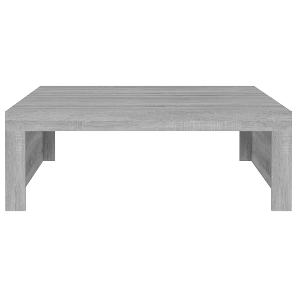 Table basse Sonoma gris 100x100x35 cm Bois d'ingénierie - XIOS