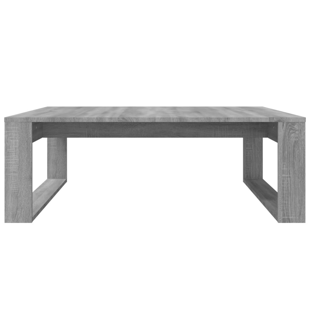 Table basse Sonoma gris 100x100x35 cm Bois d'ingénierie - XIOS