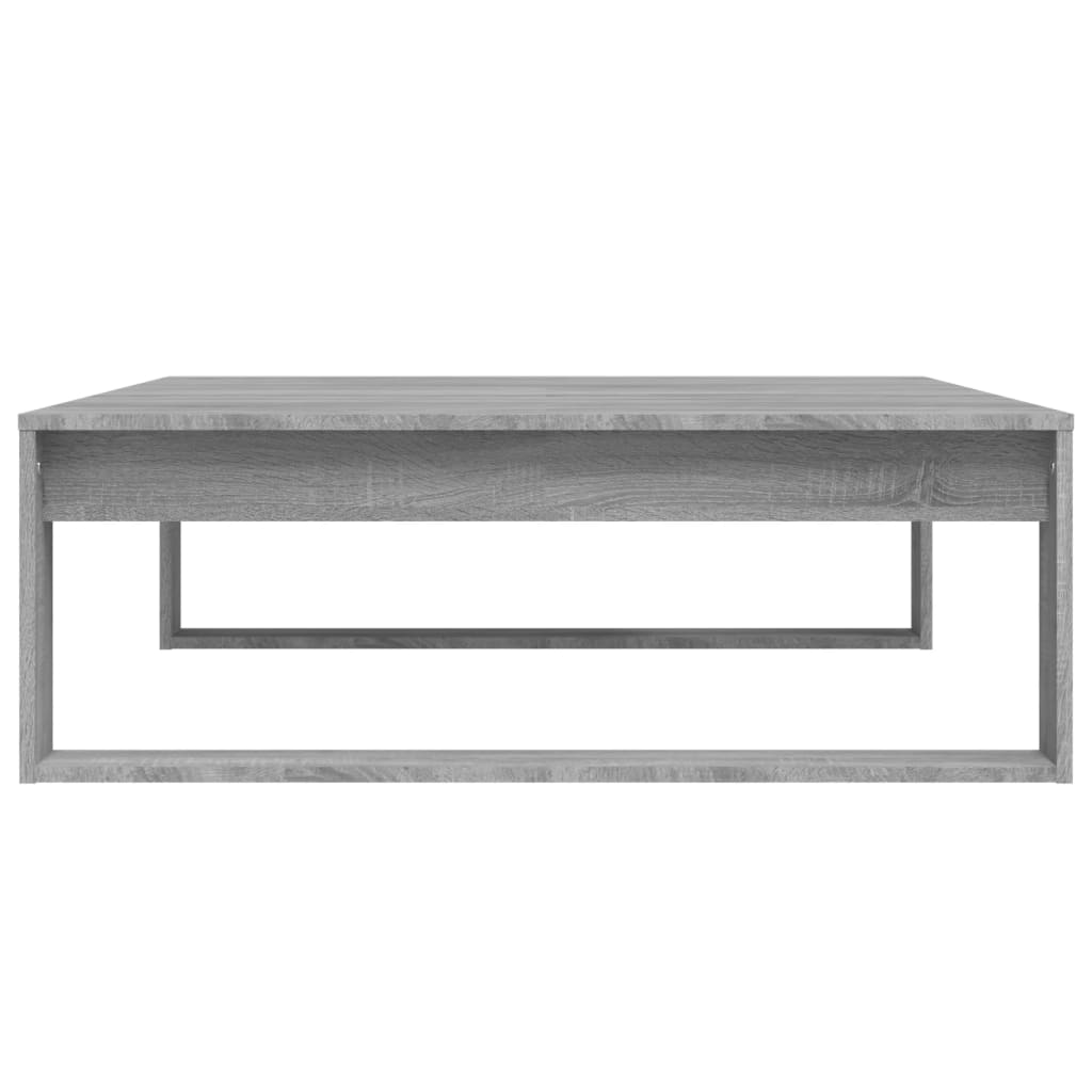 Table basse Sonoma gris 100x100x35 cm Bois d'ingénierie - XIOS