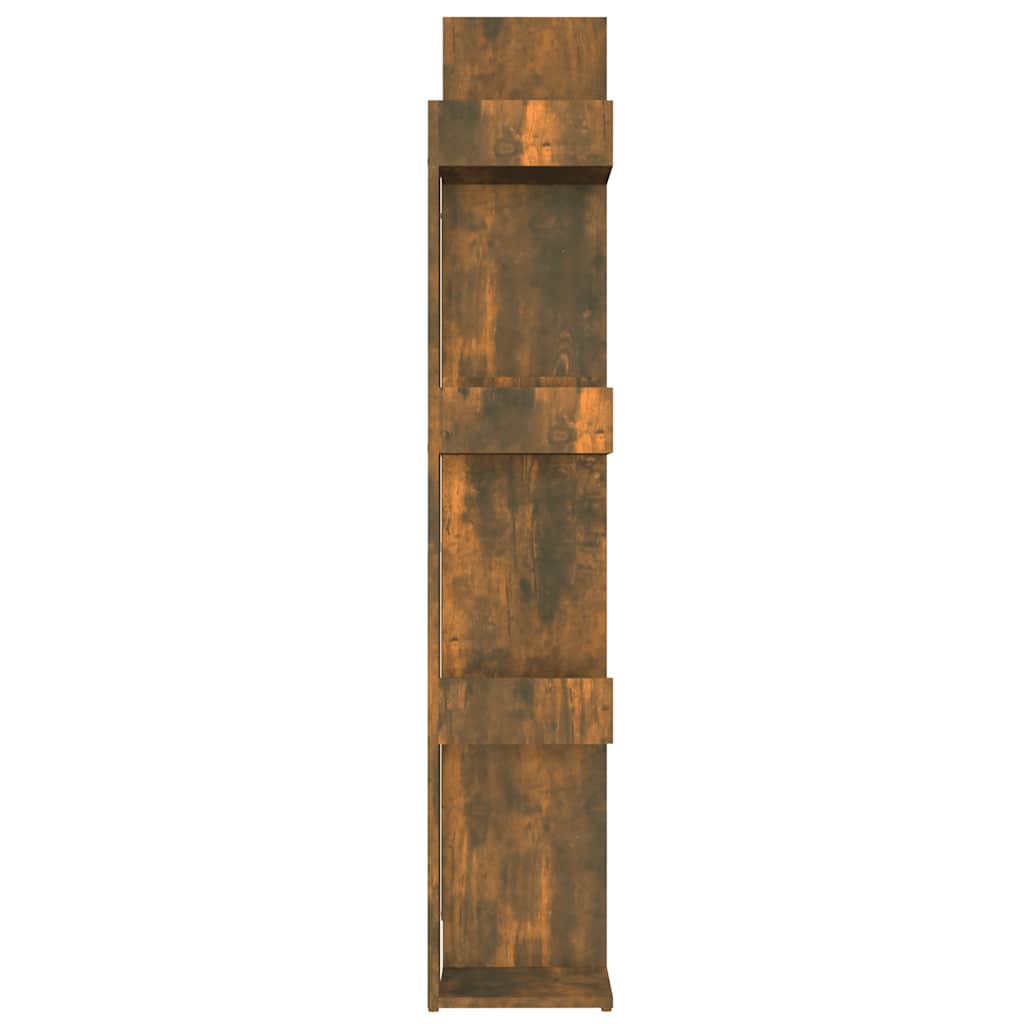 Bibliothèque Chêne fumé 86x25,5x140 cm Bois d'ingénierie - XIOS