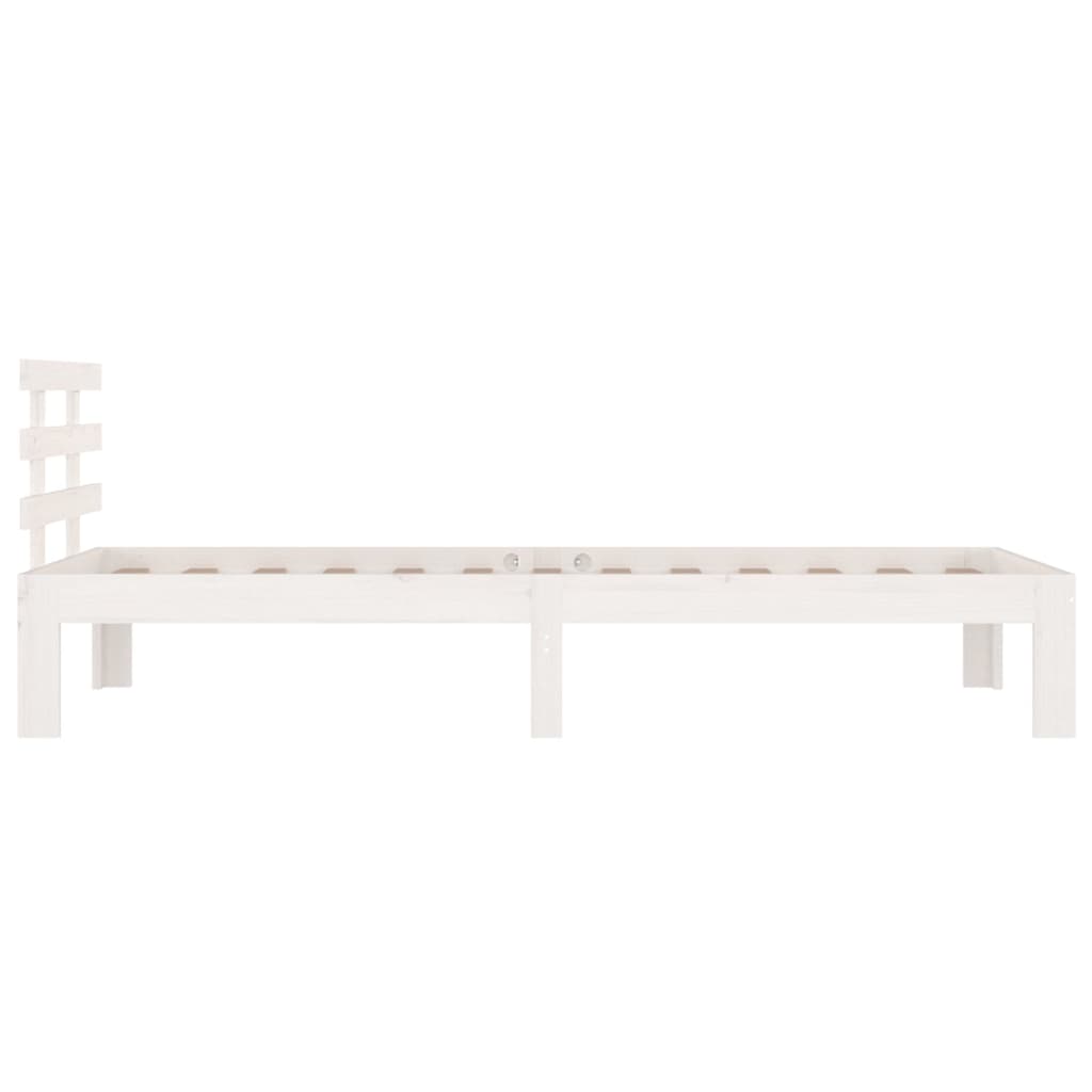 Cadre de lit sans matelas blanc 90x190 cm - XIOS