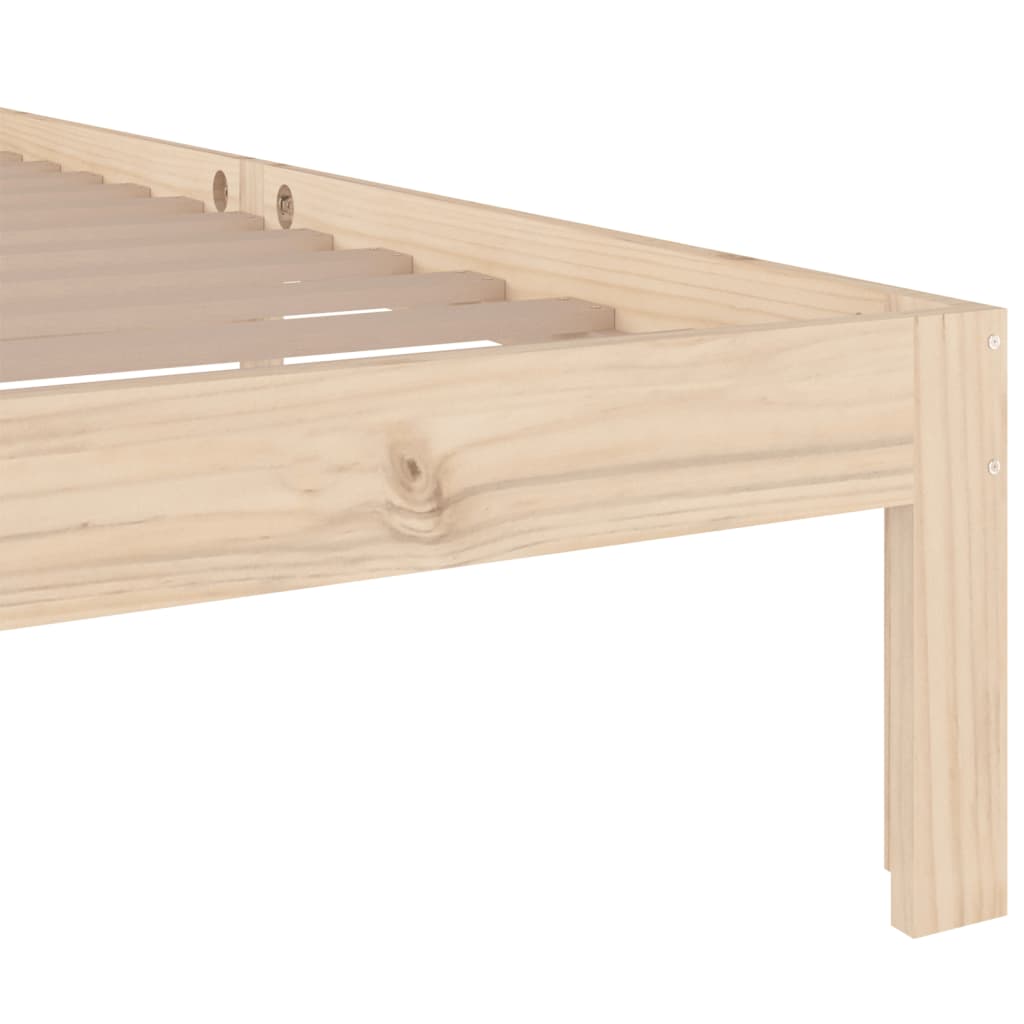 Cadre de lit sans matelas bois massif 90x200 cm - XIOS