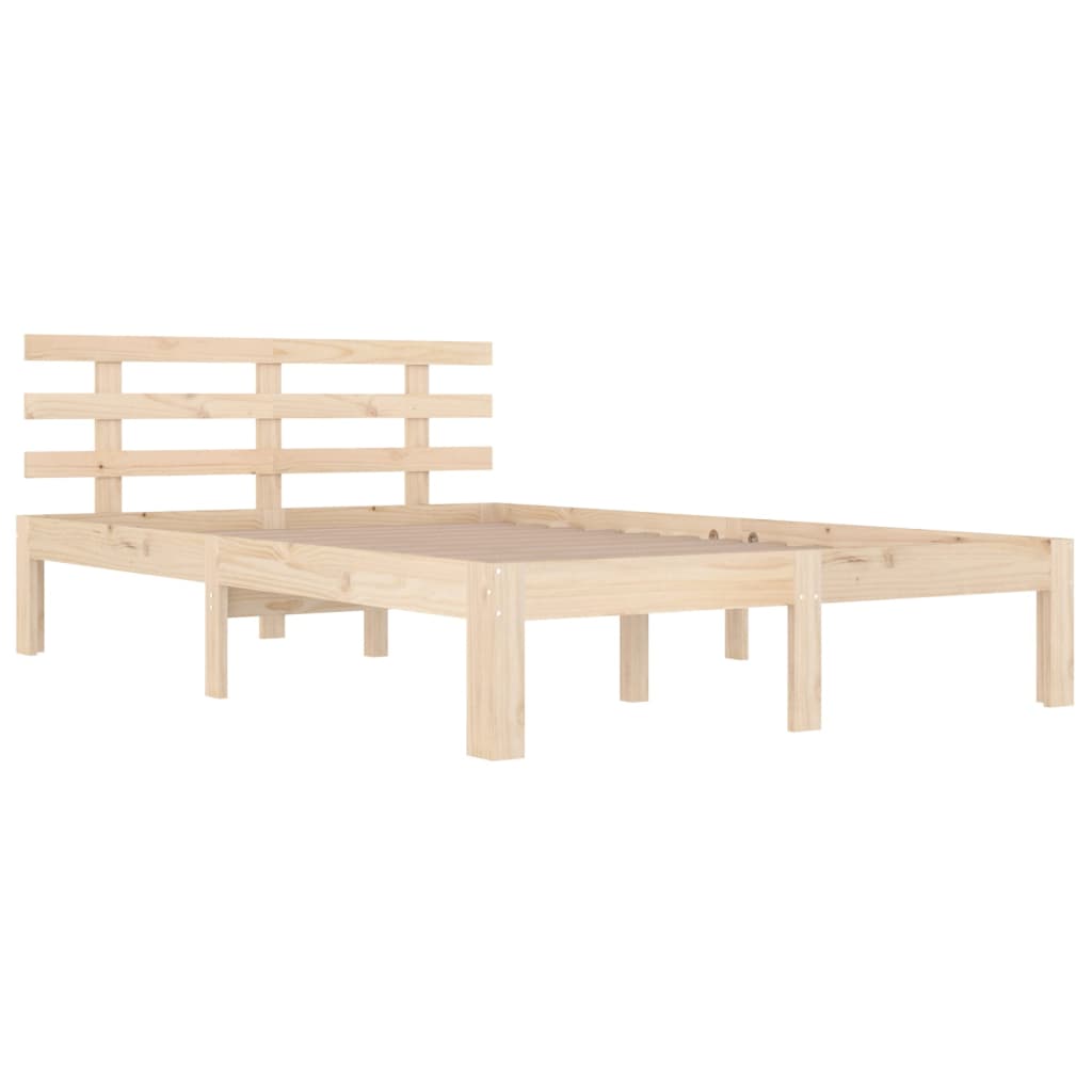 Cadre de lit sans matelas bois massif 120x200 cm - XIOS
