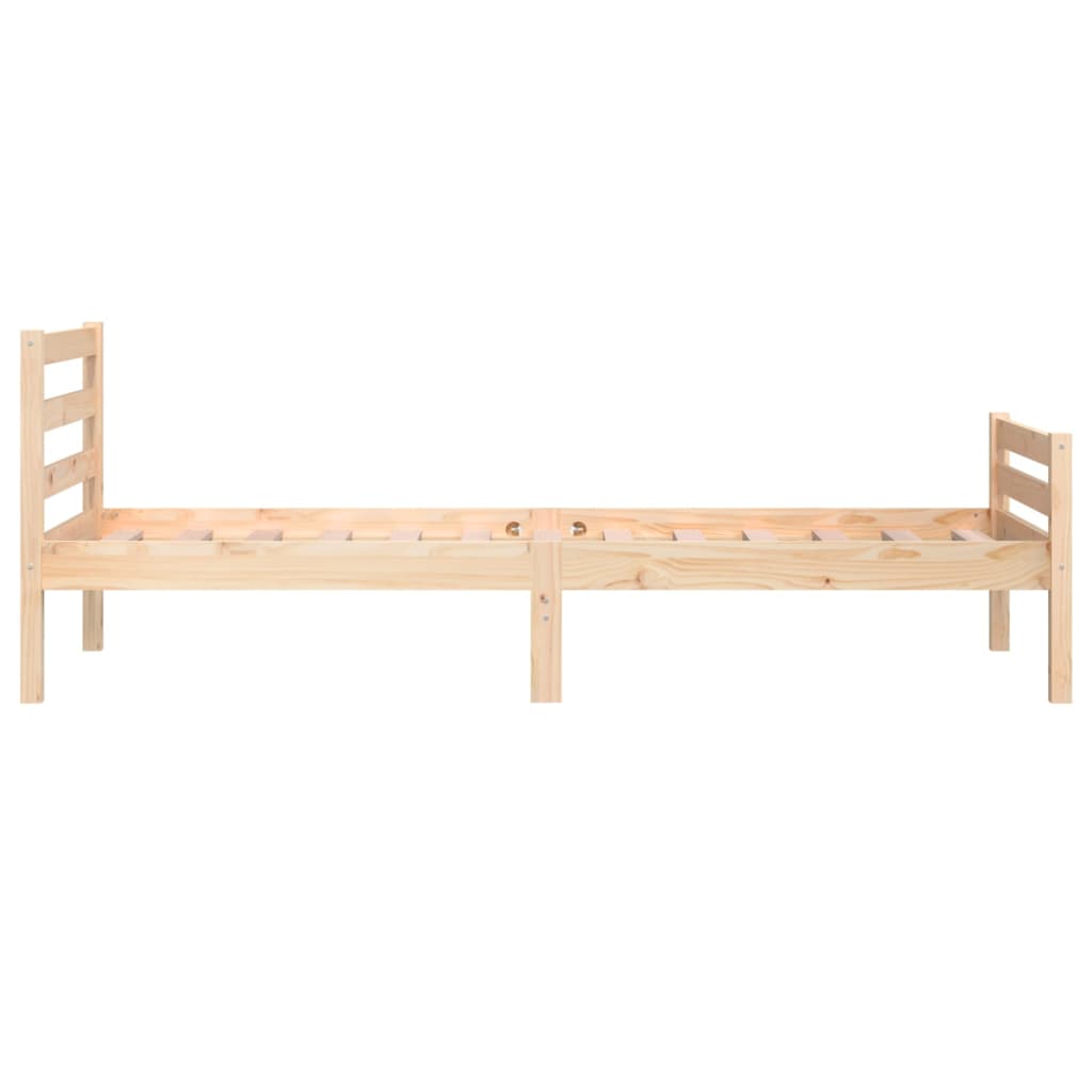 Cadre de lit sans matelas bois massif 100x200 cm - XIOS