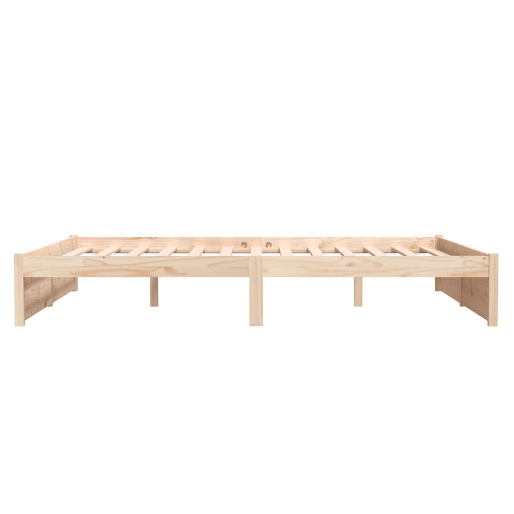 Cadre de lit sans matelas bois massif 160x200 cm - XIOS
