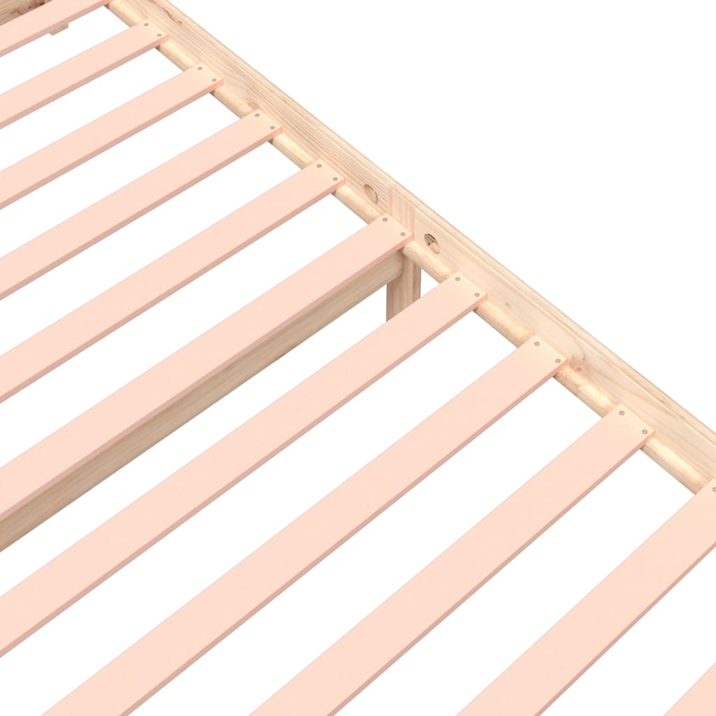 Cadre de lit sans matelas bois massif 160x200 cm - XIOS