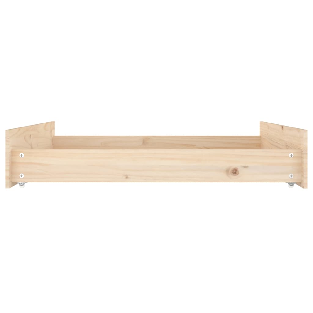 Tiroirs de lit 2 pcs bois de pin massif - XIOS