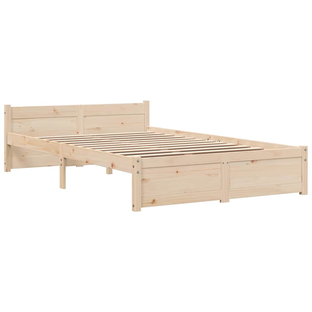Cadre de lit sans matelas bois massif 120x190 cm - XIOS