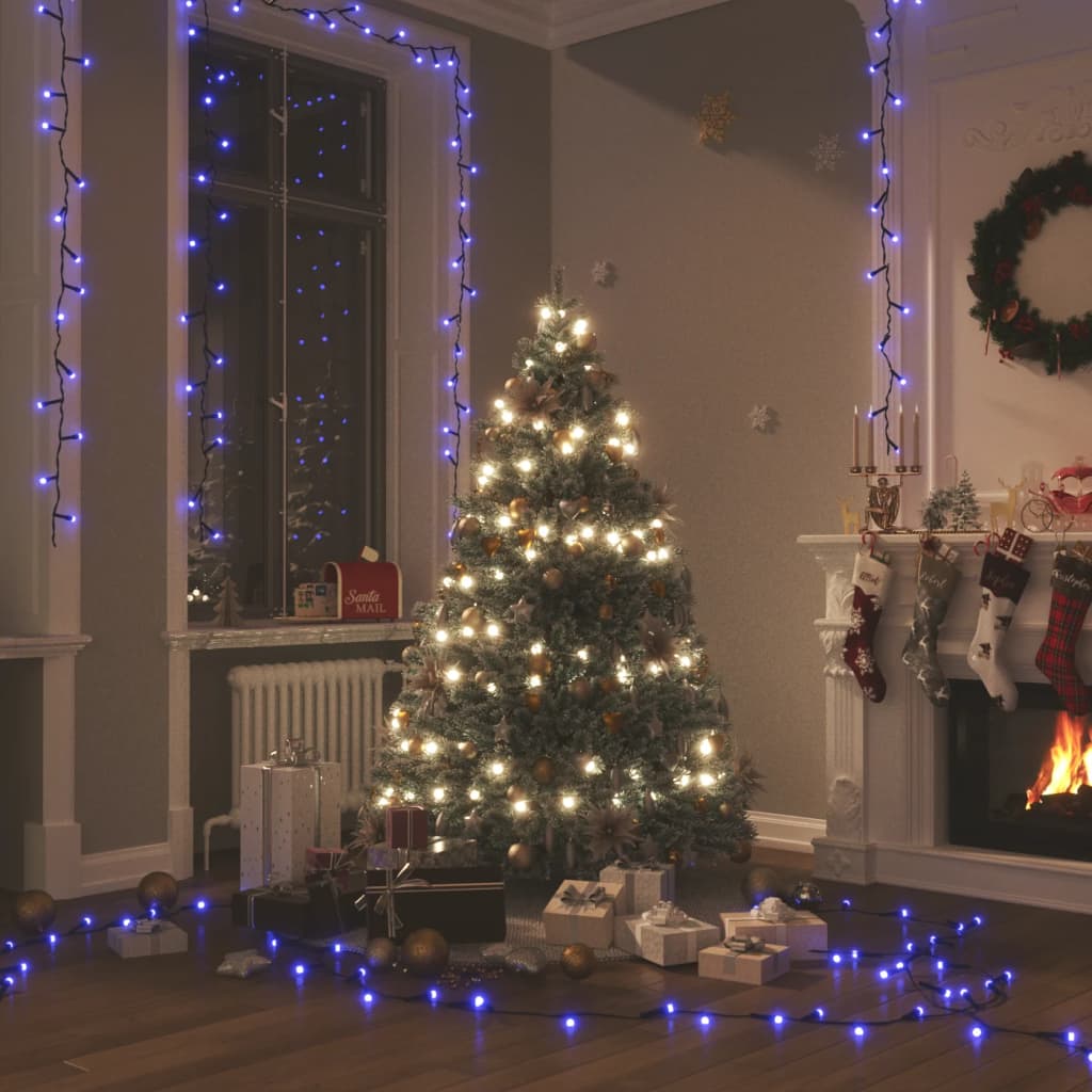 Guirlande LED avec 300 LED Bleu 30 m PVC - XIOS