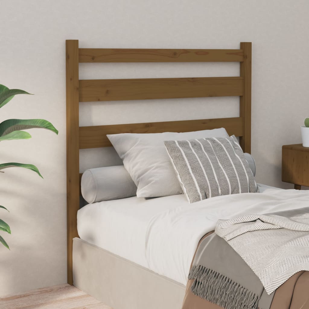 Tête de lit Marron miel 96x4x100 cm Bois massif de pin - XIOS