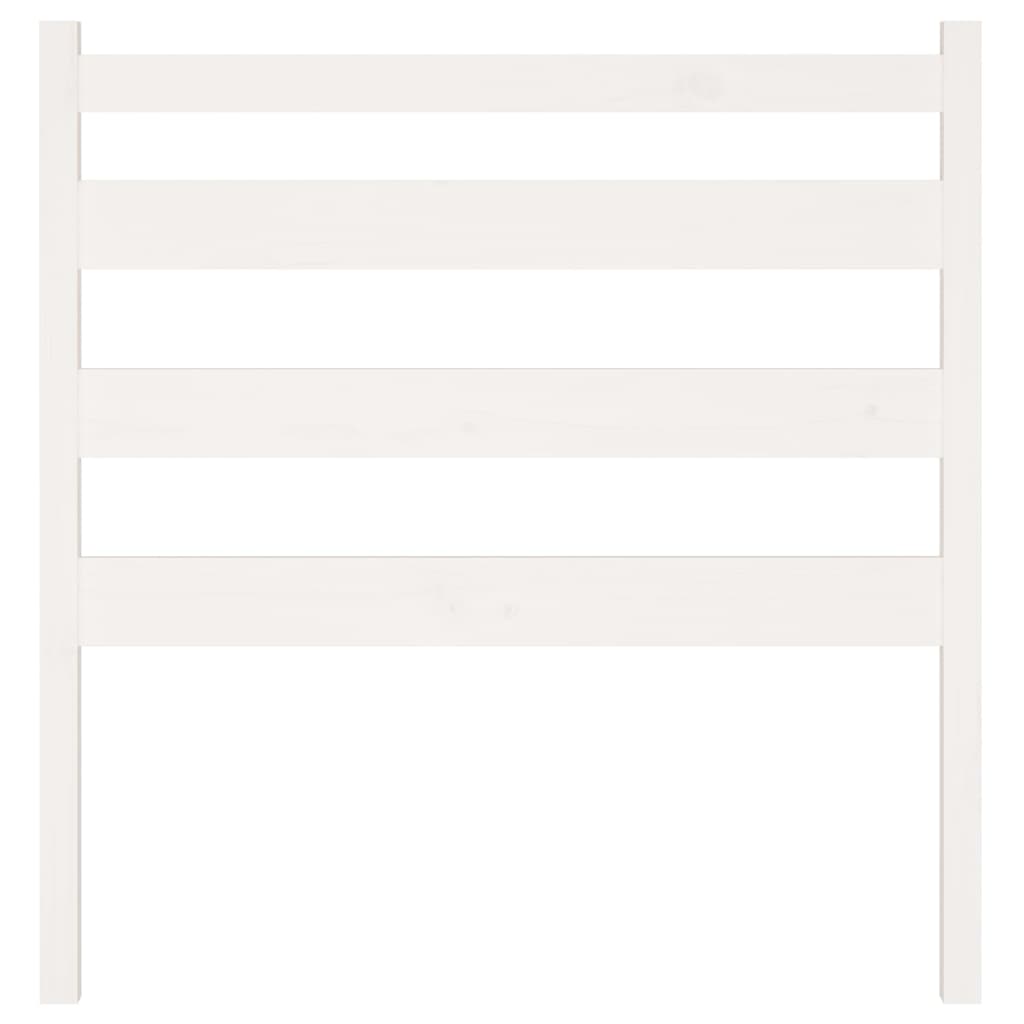 Tête de lit Blanc 106x4x100 cm Bois massif de pin - XIOS