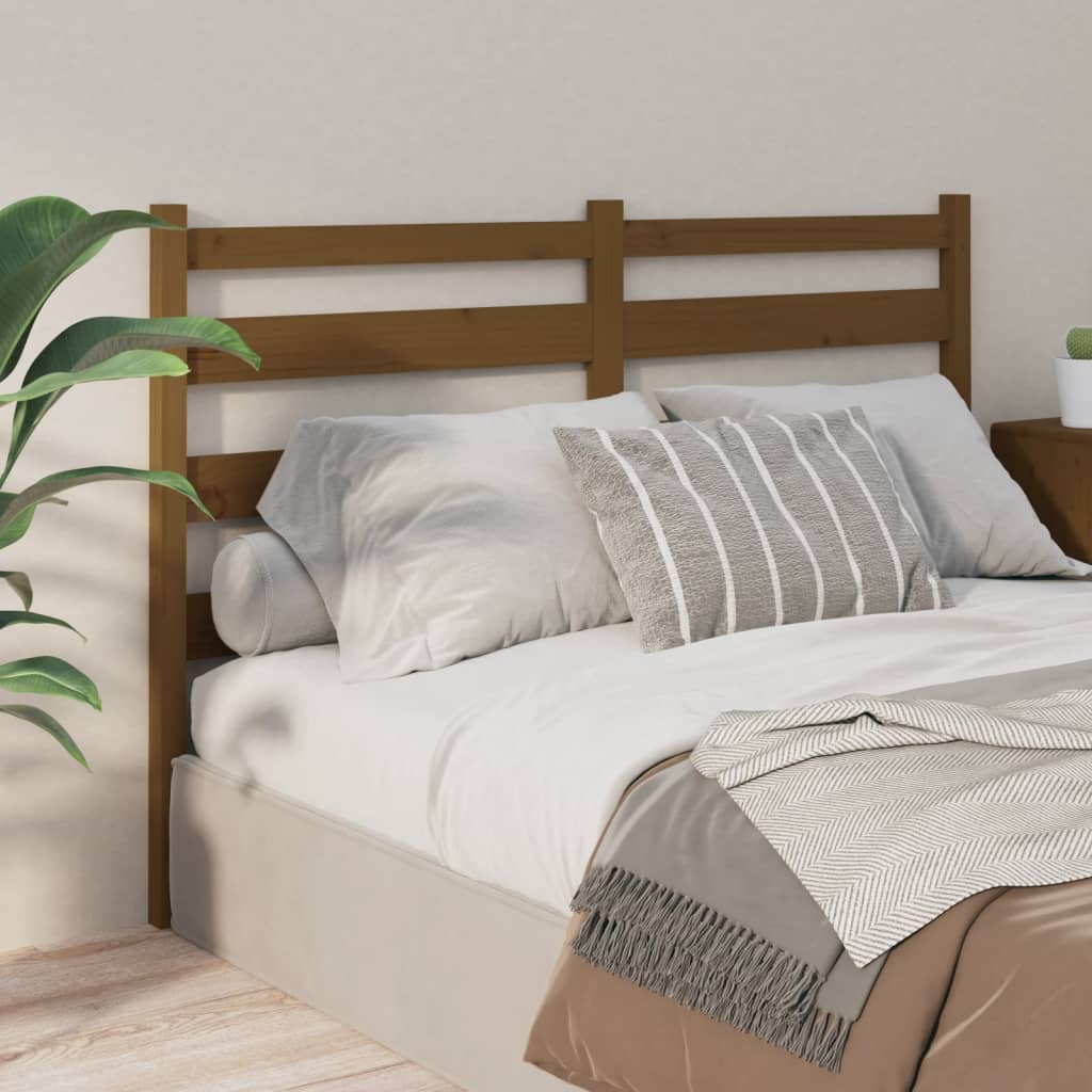 Tête de lit Marron miel 166x4x100 cm Bois massif de pin - XIOS